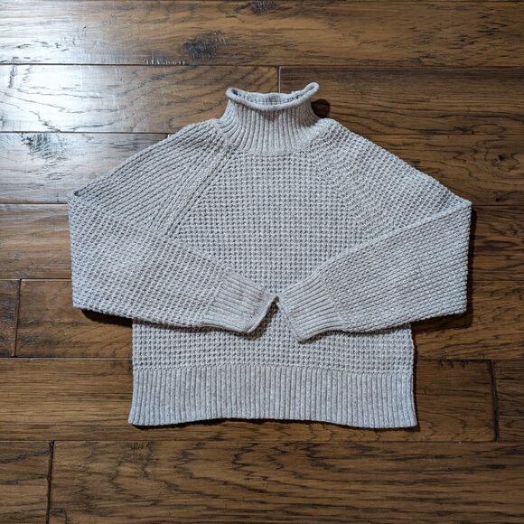 American Eagle Dreamspun mock neck sweater grey size XS/small - Picture 16 of 16